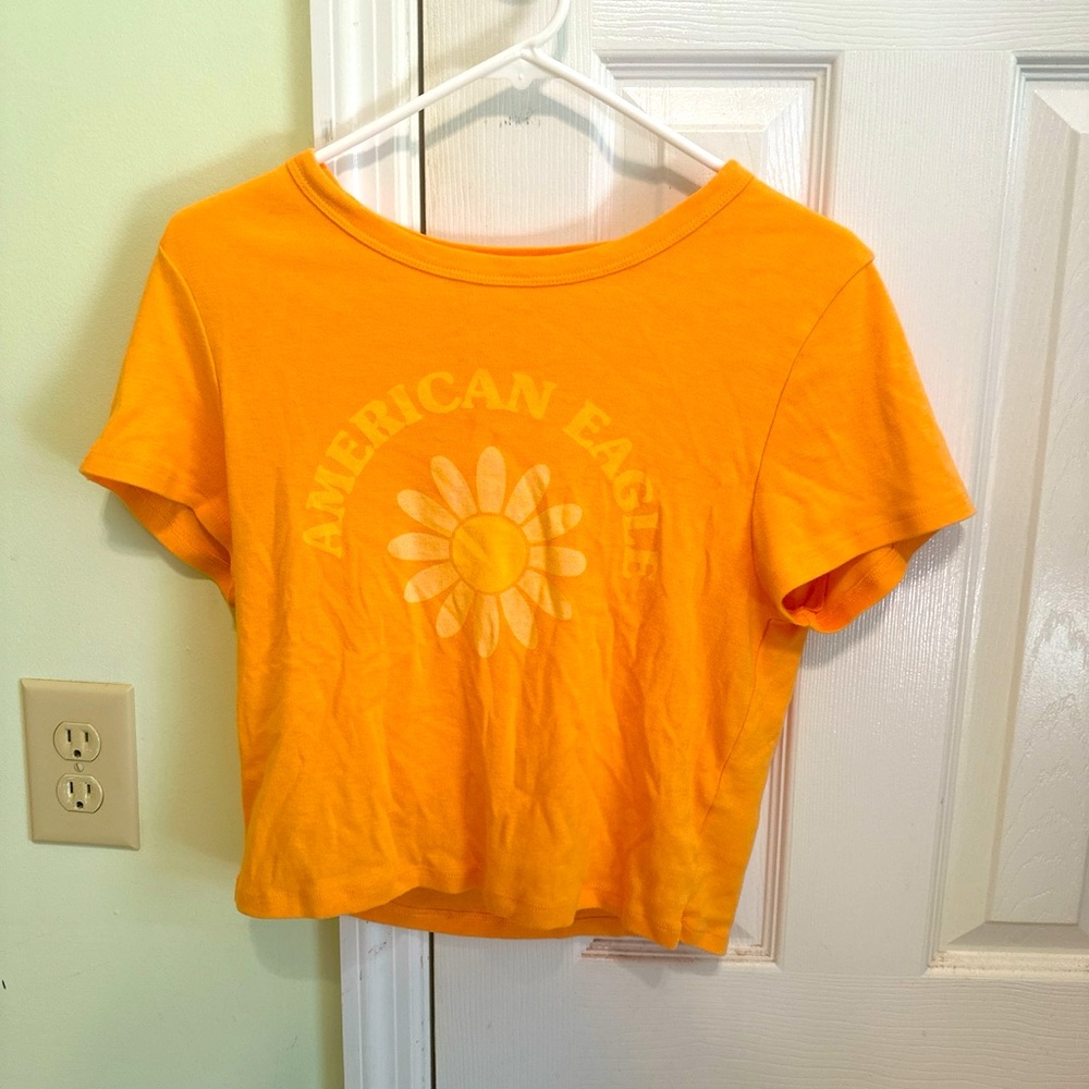 american eagle baby tee